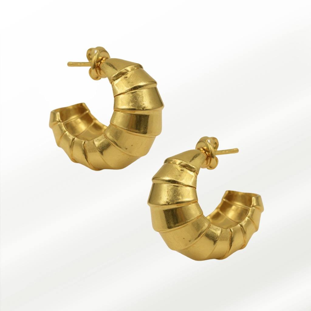 Ku (24) Victoria Gold Küpe - Görsel 1