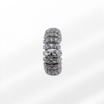 Glitter Silver Ear Cuff - Görsel 2