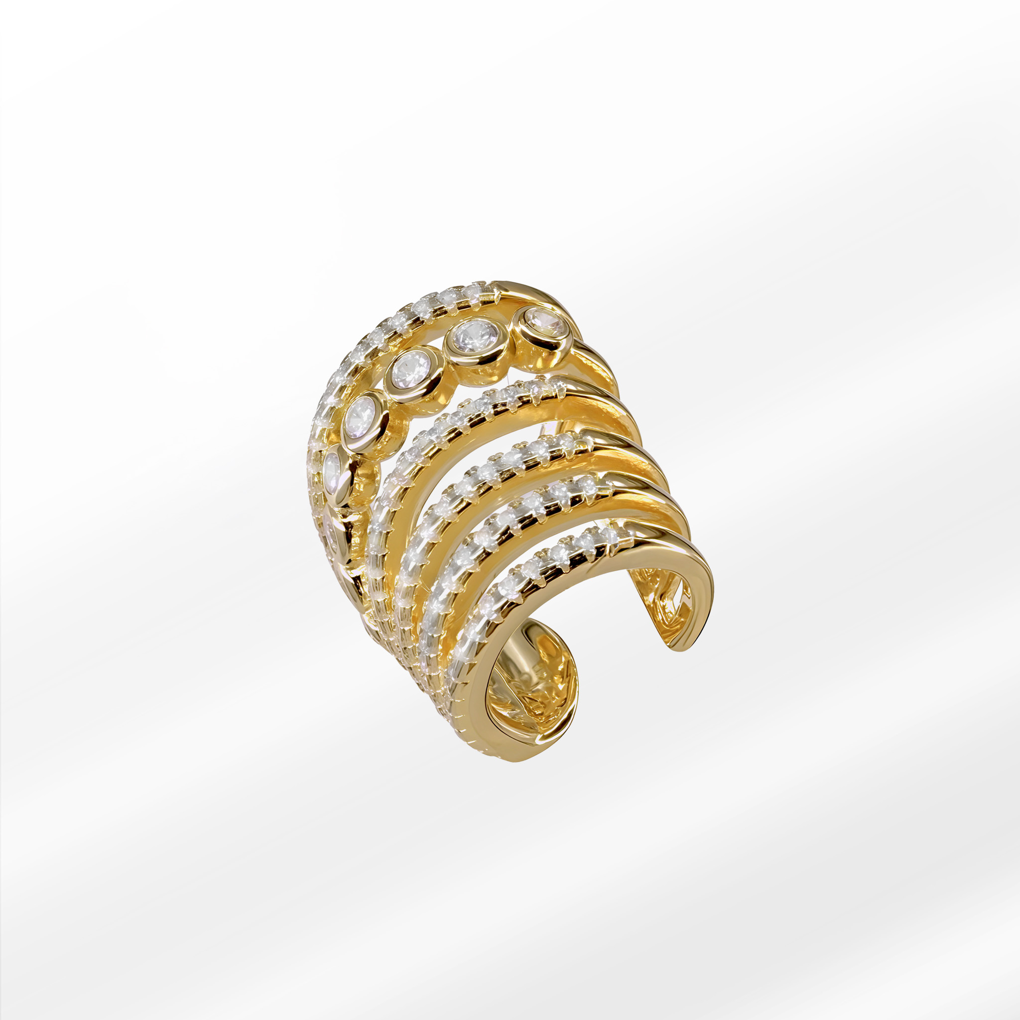 06 Azzuro Ear Cuff - Image 1
