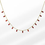 Baguette Gold Necklace - Image 4