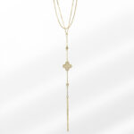 Clover Lariat Hand Chain