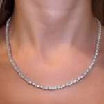 Waterway round/Baguette 3-5mm Necklace - Image 2