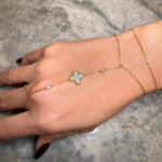 Clover Lariat Hand Chain - Image 2