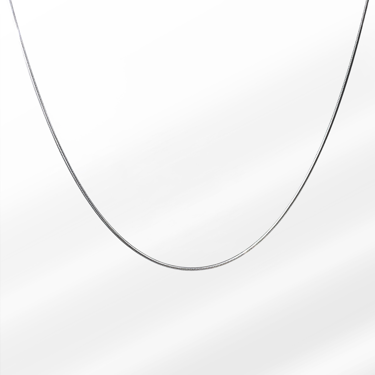 01 Amorina Silver Gümüş Zincir Kolye - Görsel 1