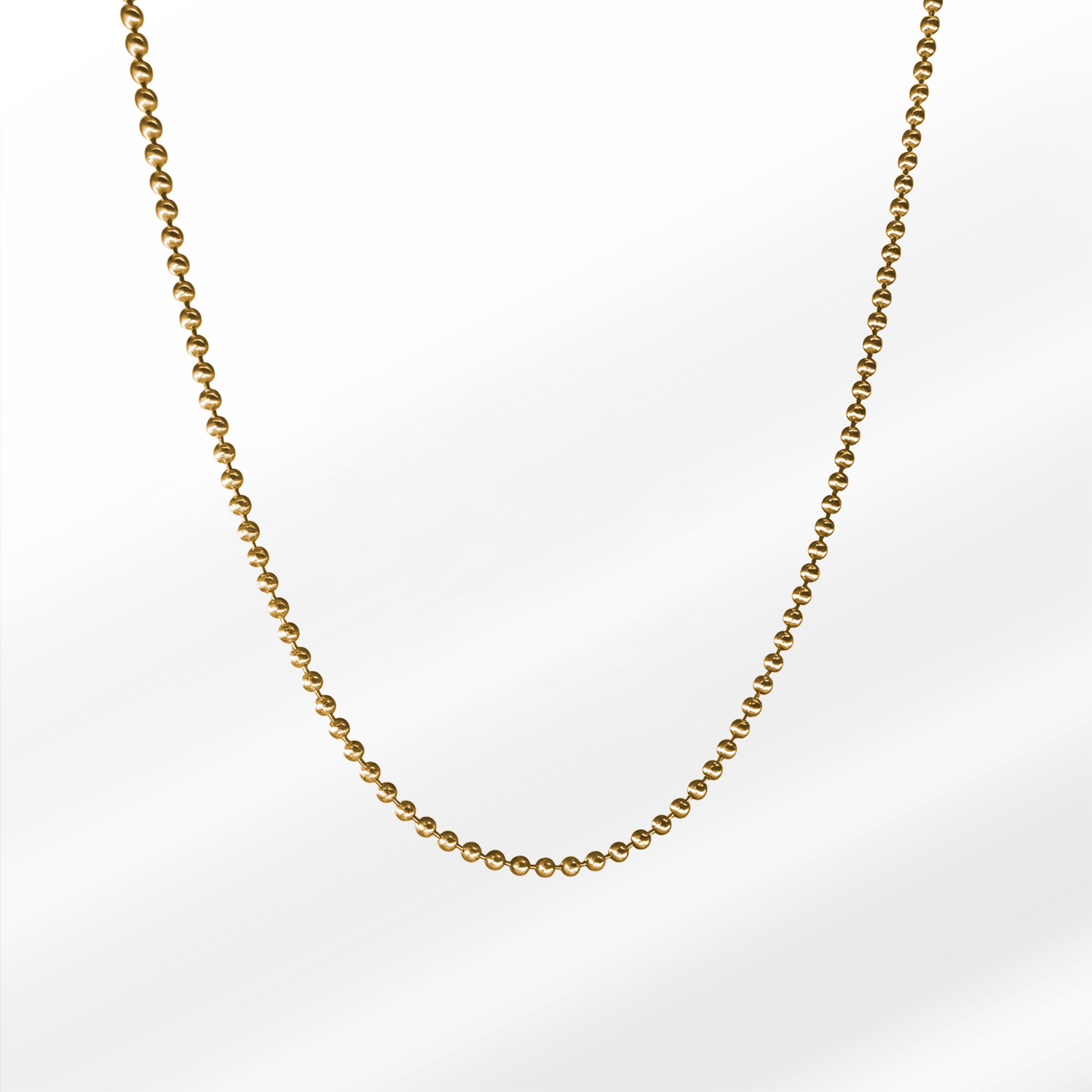 03 Coralux Gold Gümüş Zincir Kolye - Görsel 1