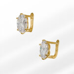 Cordelle Taşlı Gümüş Küpe