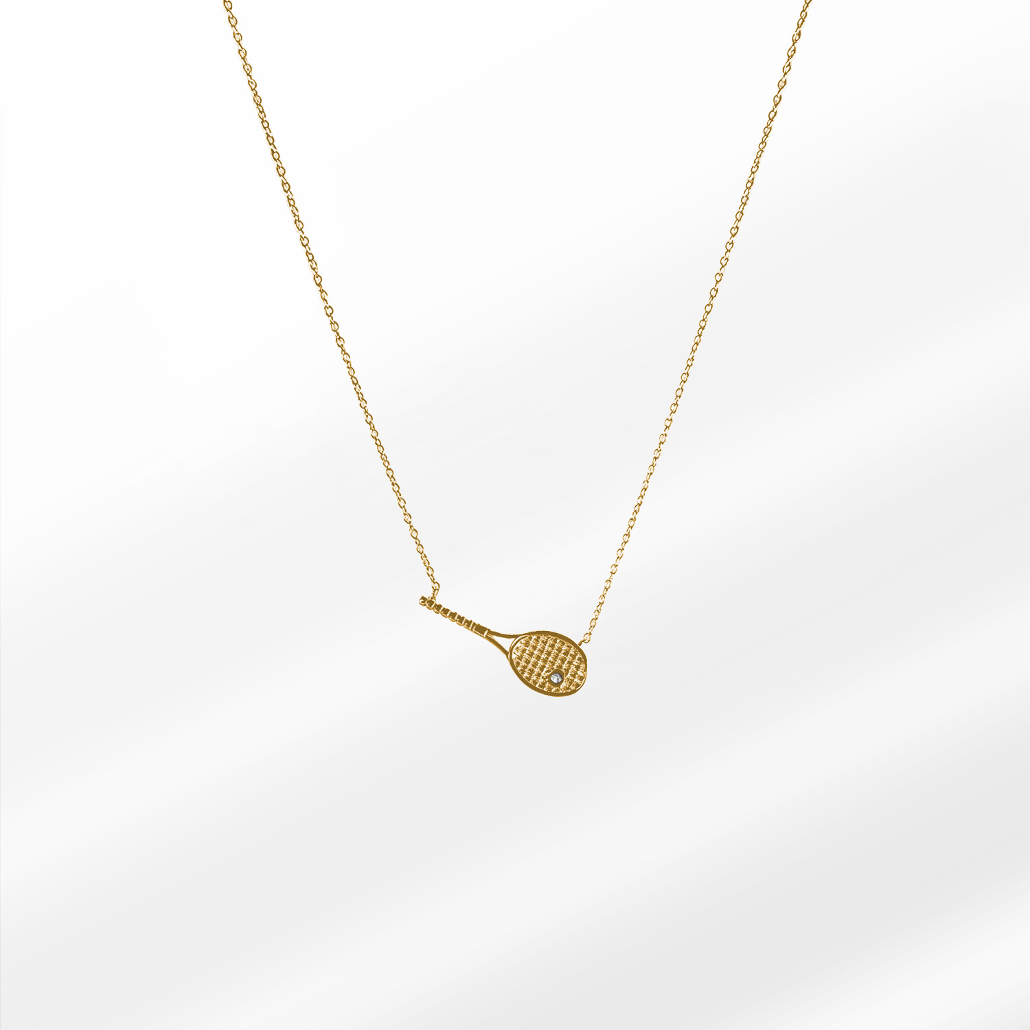 104g Tennisia Silver Necklace - Image 1