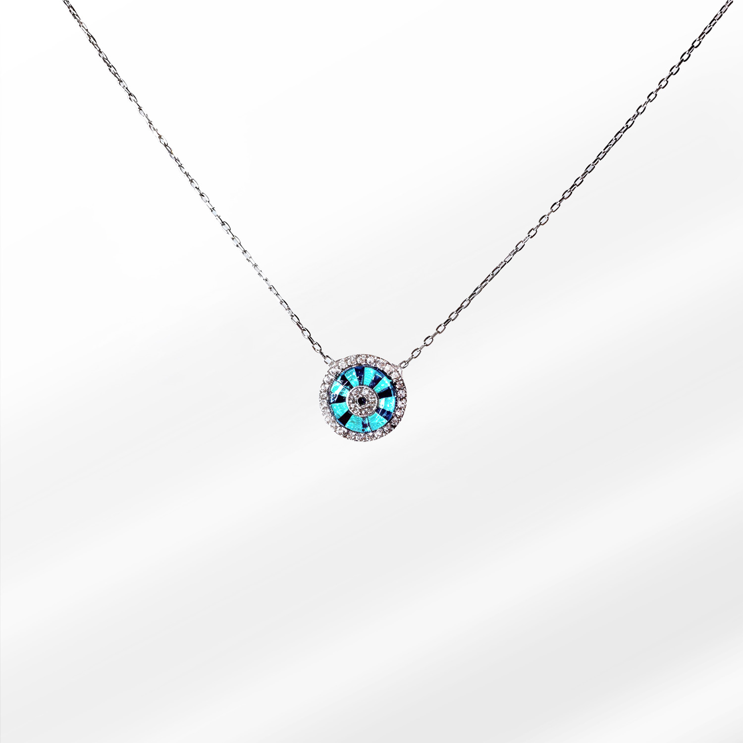 109 Diamond Eye Camgöz Stone Necklace - Image 1