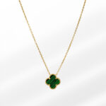 Graceful Malahite Gold Gümüş Kolye