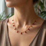 Baguette Gold Necklace - Image 7