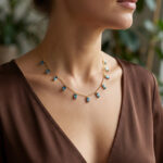 Baguette Gold Necklace - Image 6