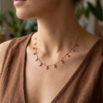 Baguette Gold Necklace - Image 5
