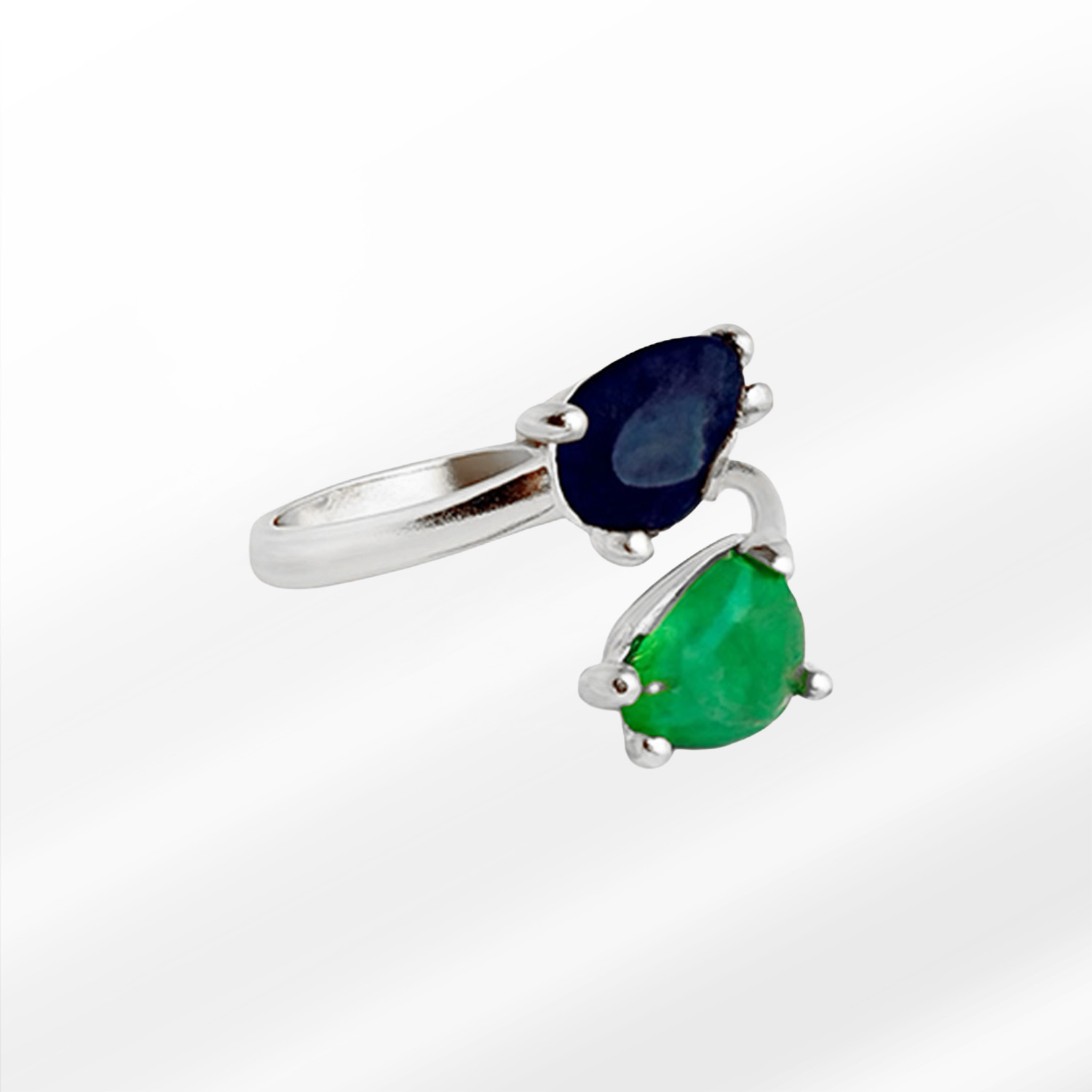 25-s Lavender Silver Yüzük - Görsel 1