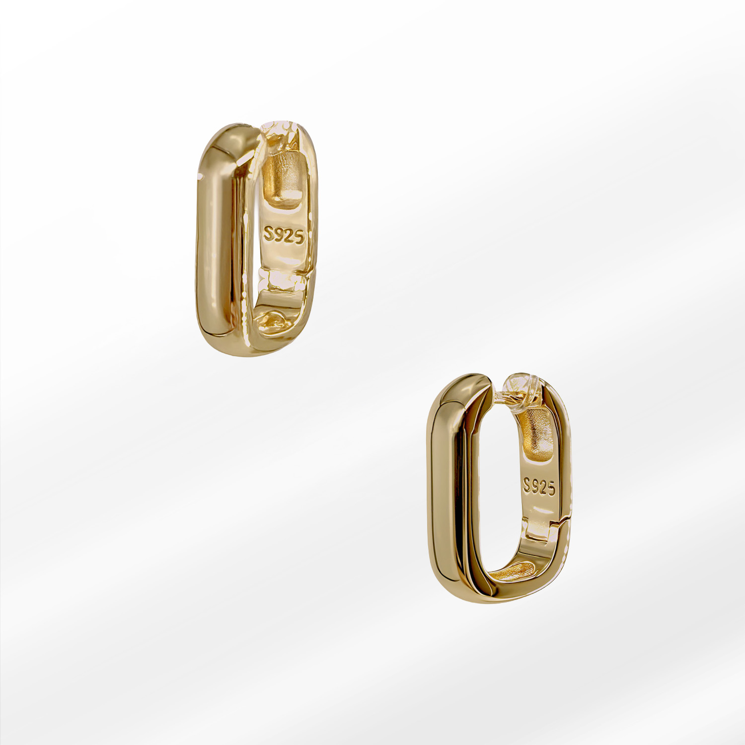 90-k Lucentea Gold Small Küpe - Görsel 1