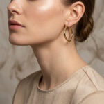 Almora Gümüş Halka Küpe - Görsel 2