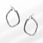 Almora Silver Hoop Earring - Image 3