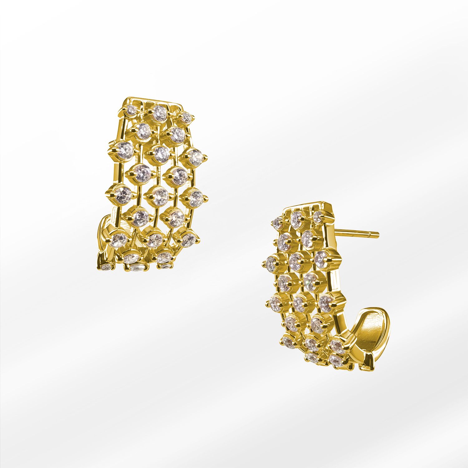 115g Marenae Gümüş Küpe - Görsel 1