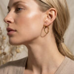 Sorina Gümüş Halka Küpe - Görsel 2