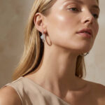 Azure Silver Hoop Earring - Image 2