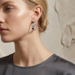 Cannes Silver Hoop Earrings - Image 2